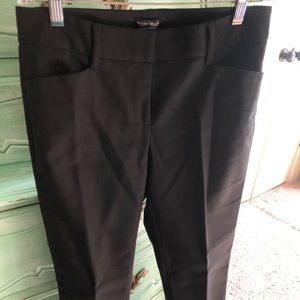 Black cropped pants